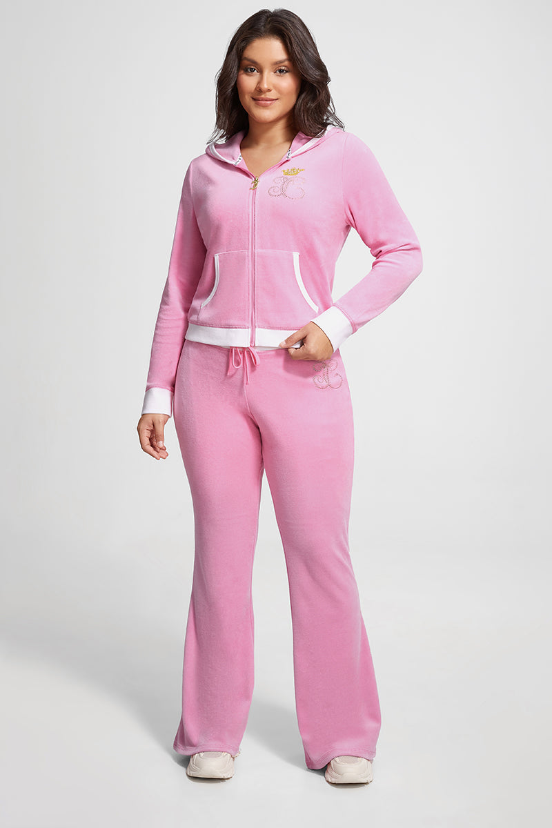 Plus-Size Hollywood Heritage Track Pants - Hot Hot - Juicy Couture