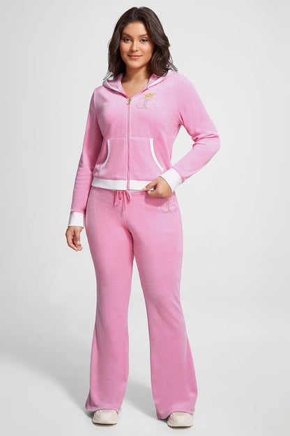 Plus-Size Lady Juicy Heritage Hoodie - Hot Hot - Juicy Couture