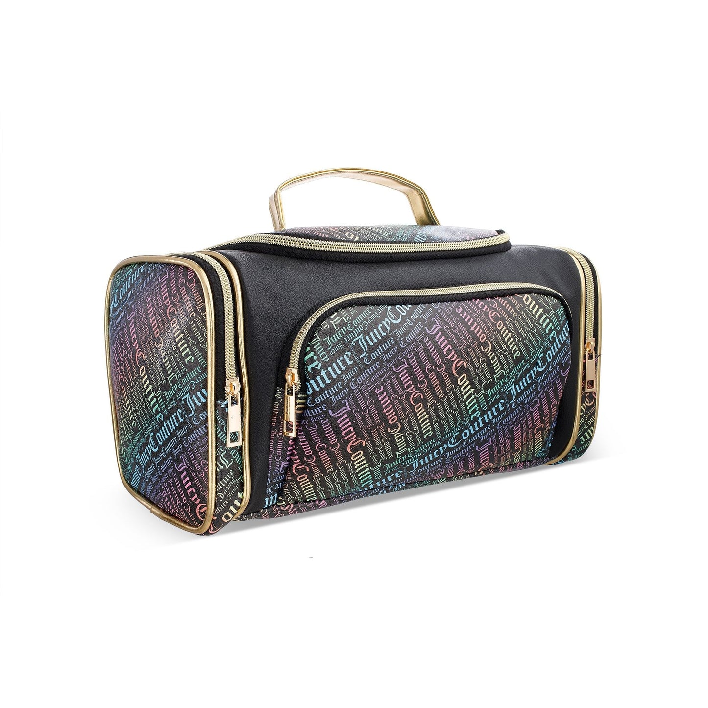 Mini Duffel Makeup Bag - Black Gold - Juicy Couture