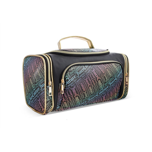 Mini Duffel Makeup Bag - Black Gold - Juicy Couture