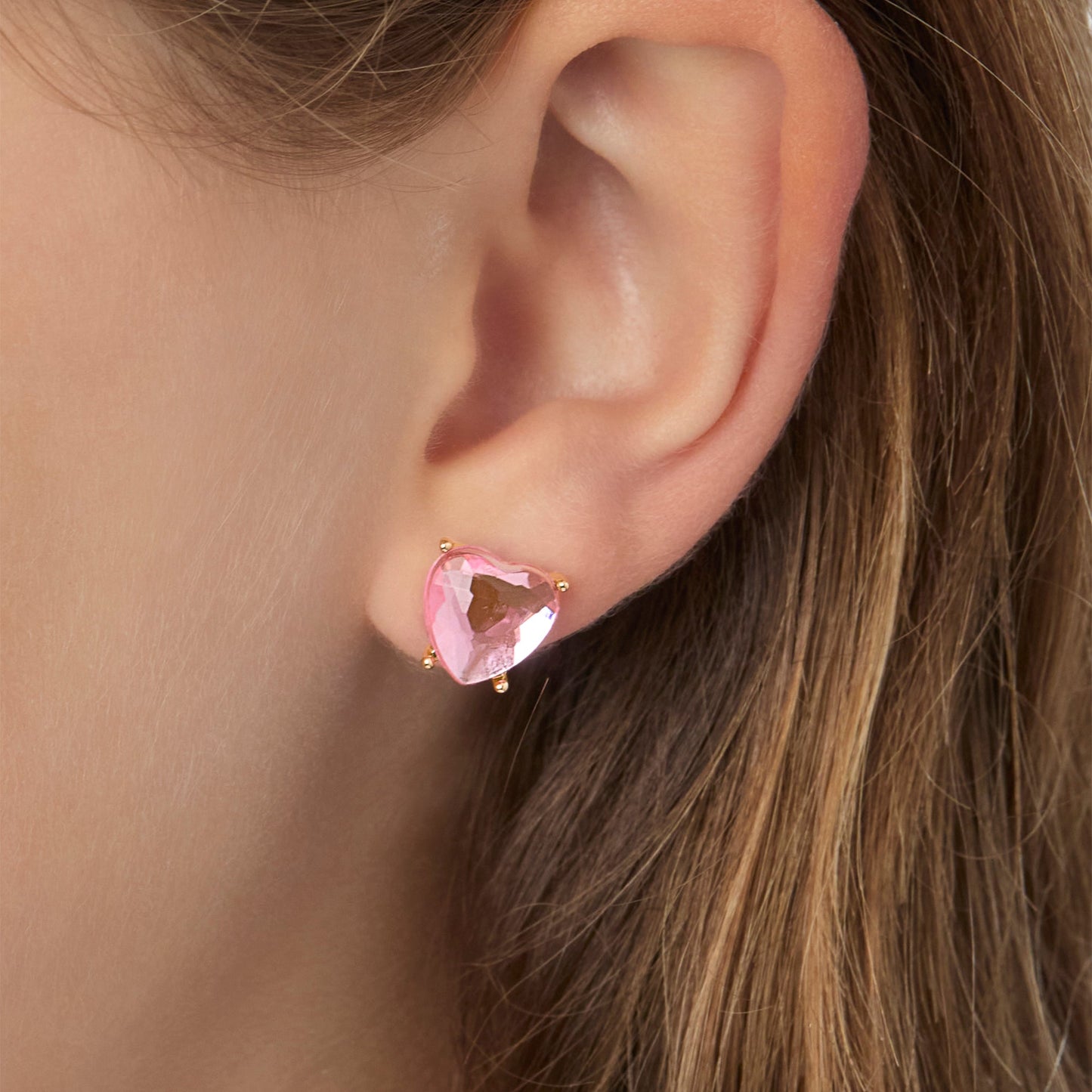 Kids 3-Pair Stylish Stud Earrings Set - Goldtone - Juicy Couture