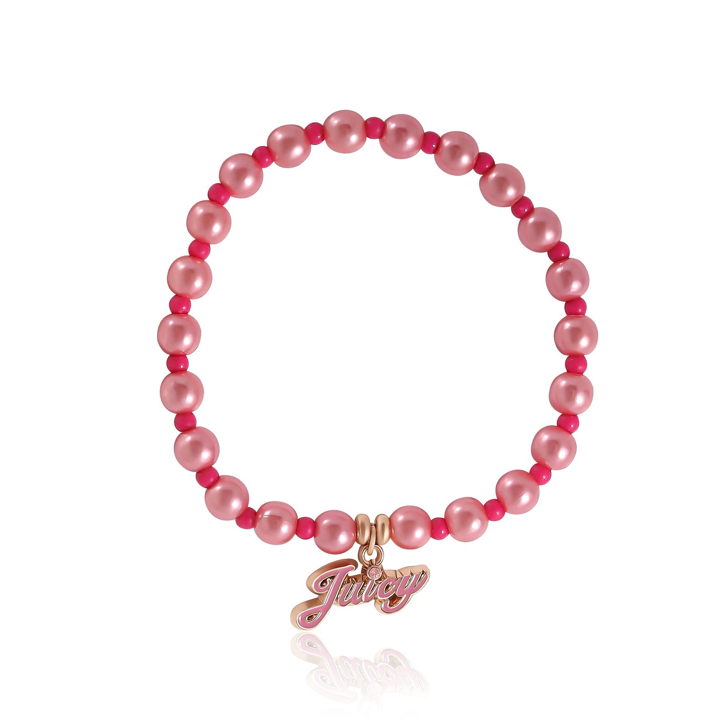 Kids Choose Juicy Heart Charm 2 Piece Bracelet Duo - Goldtone - Juicy Couture