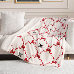 Red Beautiful Bow Lattice