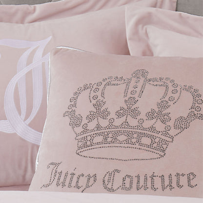 Gothic Rhinestone Crown Pillow - Blush - Juicy Couture