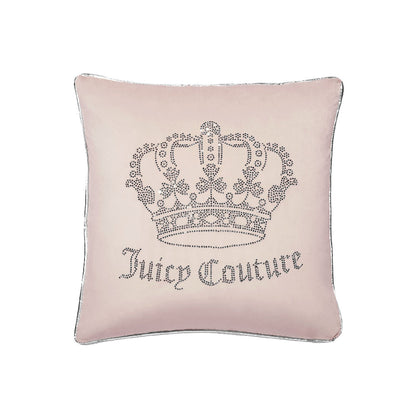 Gothic Rhinestone Crown Pillow - Blush - Juicy Couture