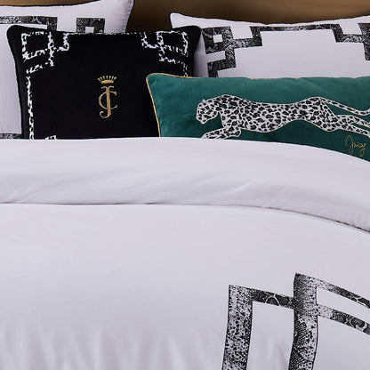 Velvet Lattice Pillow - Black Lattice - Juicy Couture