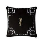 Velvet Lattice Pillow - Black Lattice - Juicy Couture