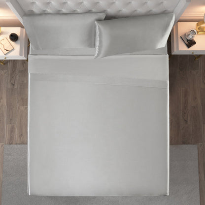 Solid Satin Sheet Set - Smoke - Juicy Couture