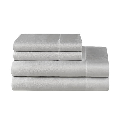 Solid Satin Sheet Set - Smoke - Juicy Couture