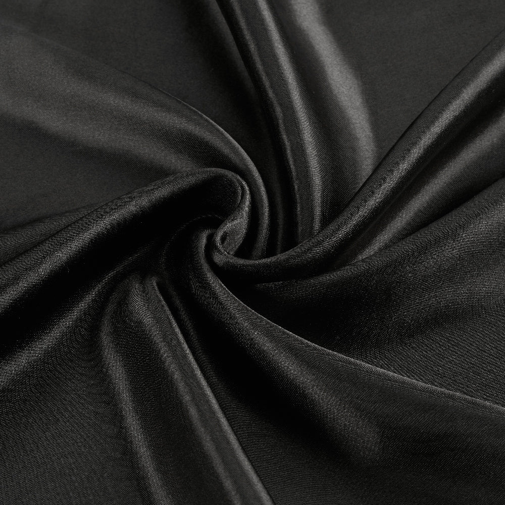 Solid Satin Sheet Set - Black - Juicy Couture
