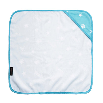 Hooded Pet Towel - Turquoise - Juicy Couture