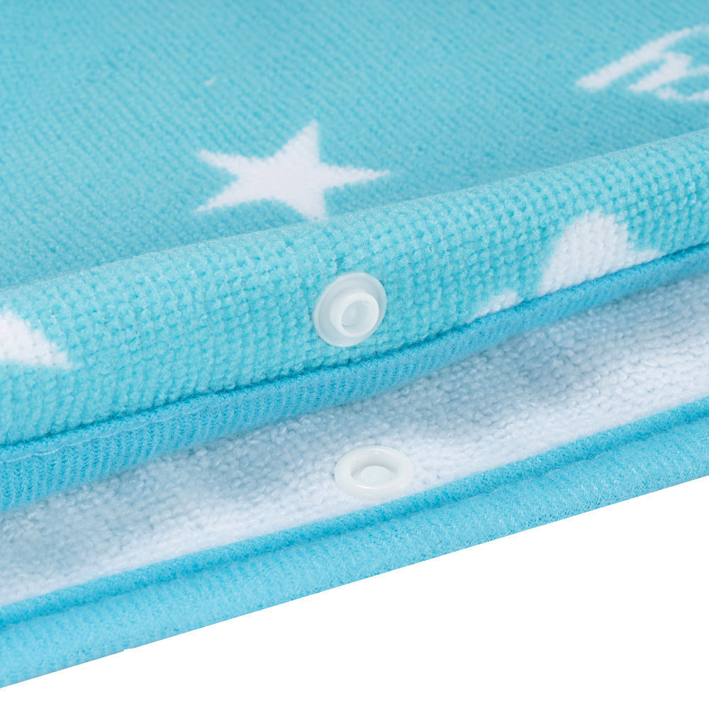 Hooded Pet Towel - Turquoise - Juicy Couture