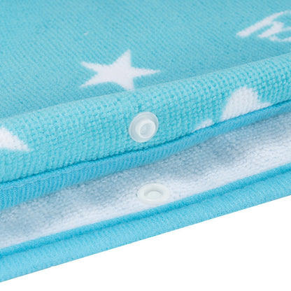 Hooded Pet Towel - Turquoise - Juicy Couture