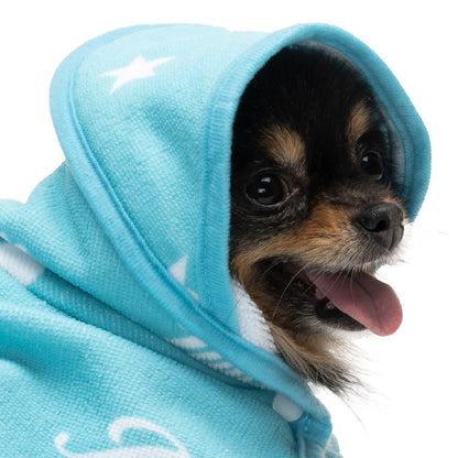 Hooded Pet Towel - Turquoise - Juicy Couture
