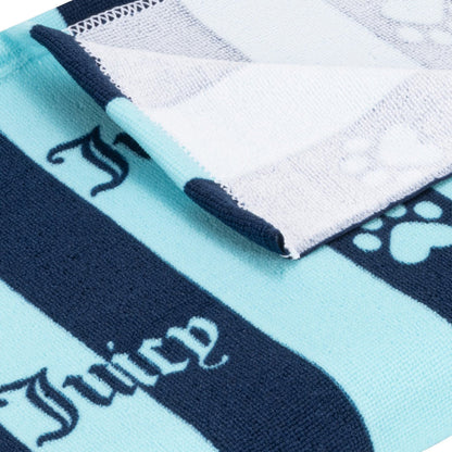 Pet Towel - Blue Stripe - Juicy Couture