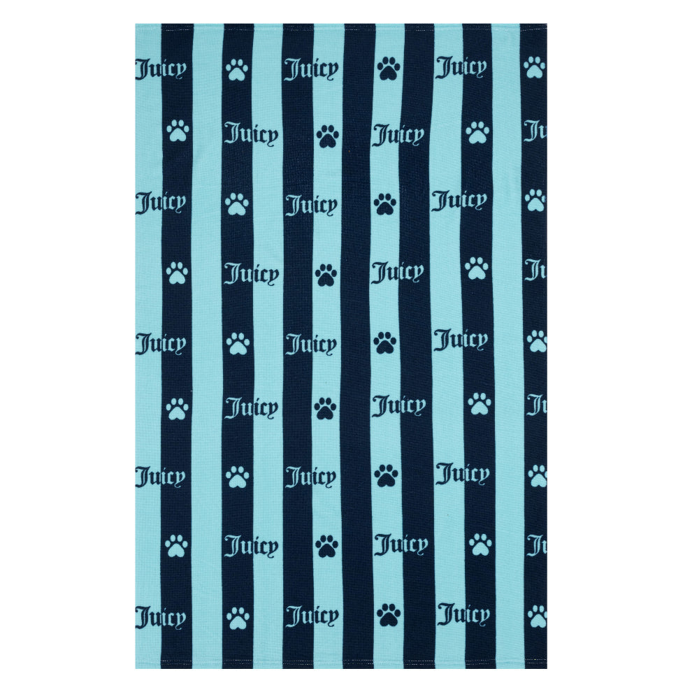 Pet Towel - Blue Stripe - Juicy Couture