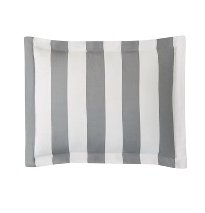Cabana Striped Reversible Comforter Set - Grey/White - Juicy Couture