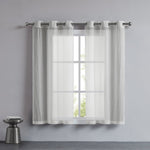 Marnie Sheer Voile Curtains - Smoke - Juicy Couture