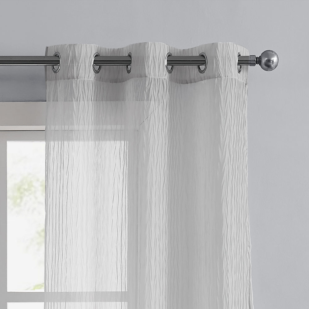 Marnie Sheer Voile Curtains - Smoke - Juicy Couture