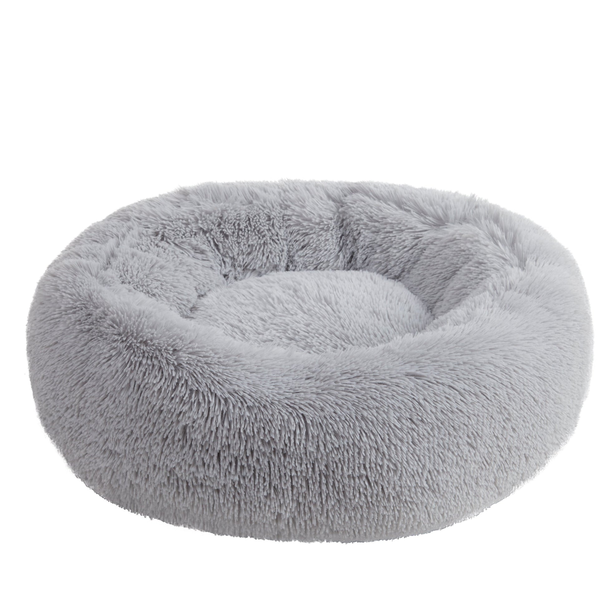 Devon Faux Fur Pet Bed - Heather Grey - Juicy Couture