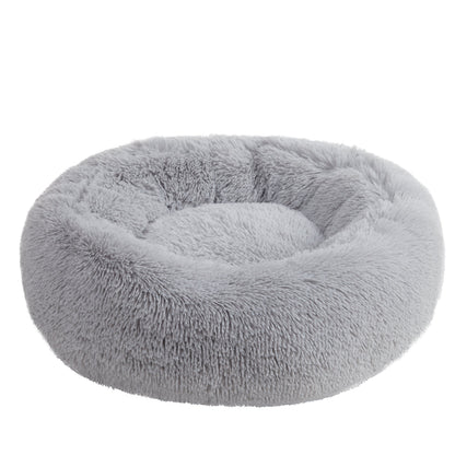 Devon Faux Fur Pet Bed - Heather Grey - Juicy Couture