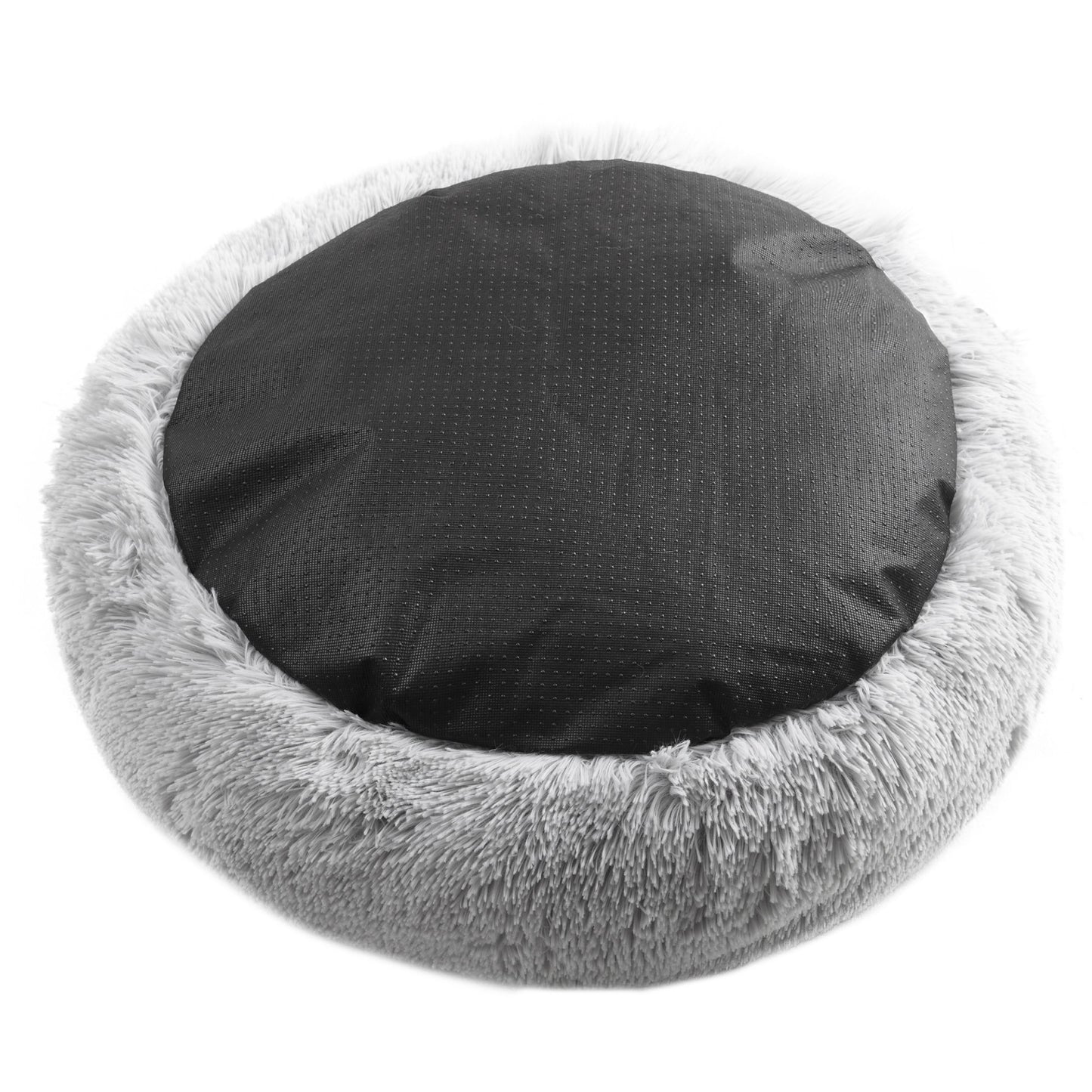 Devon Faux Fur Pet Bed - Heather Grey - Juicy Couture