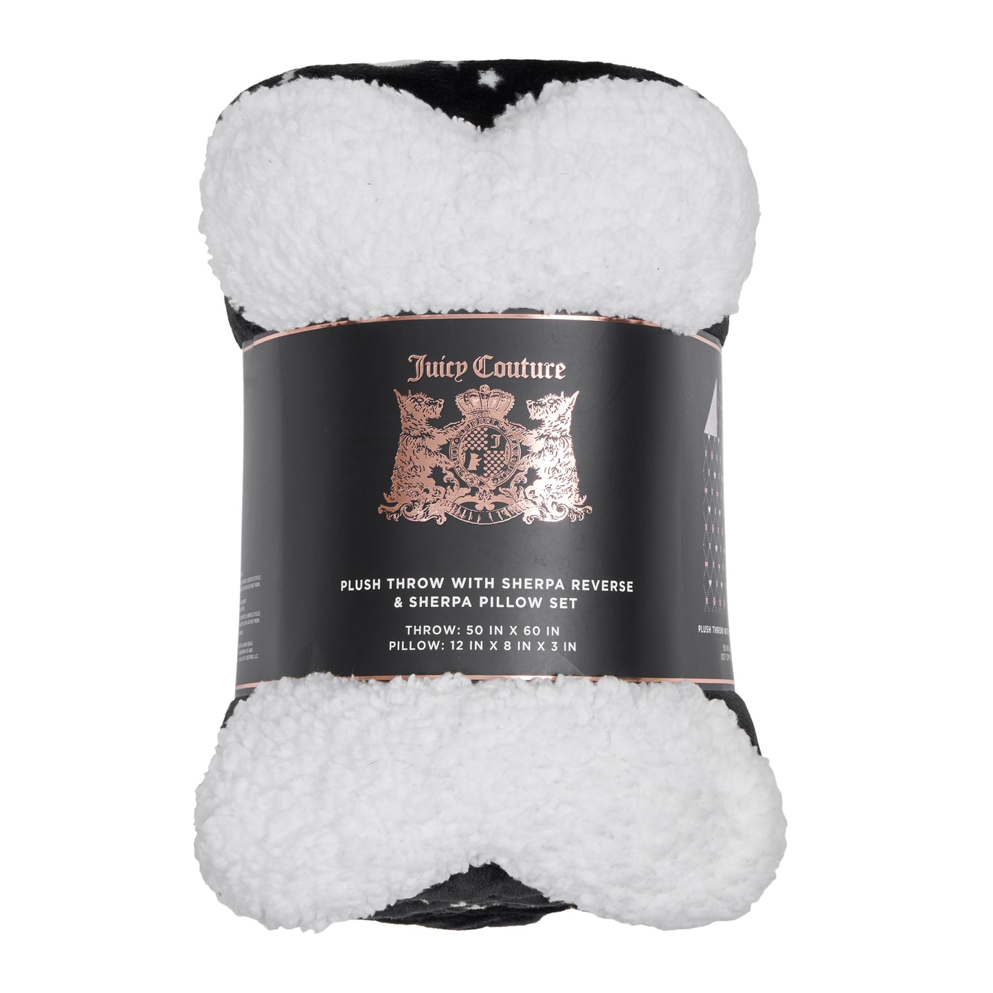 Pet Blanket & Pillow Set - Black - Juicy Couture
