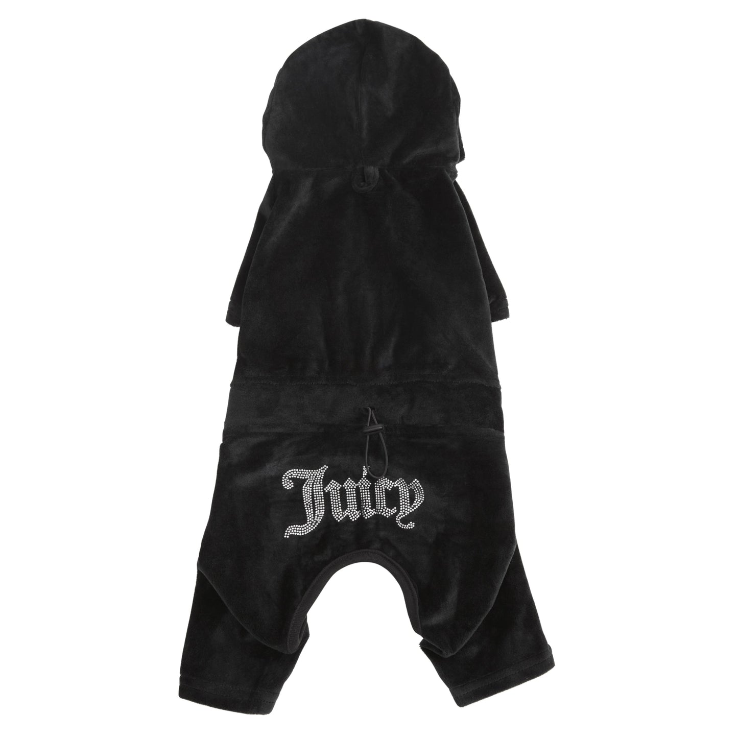 Bling Velour Pet Tracksuit - Black - Juicy Couture