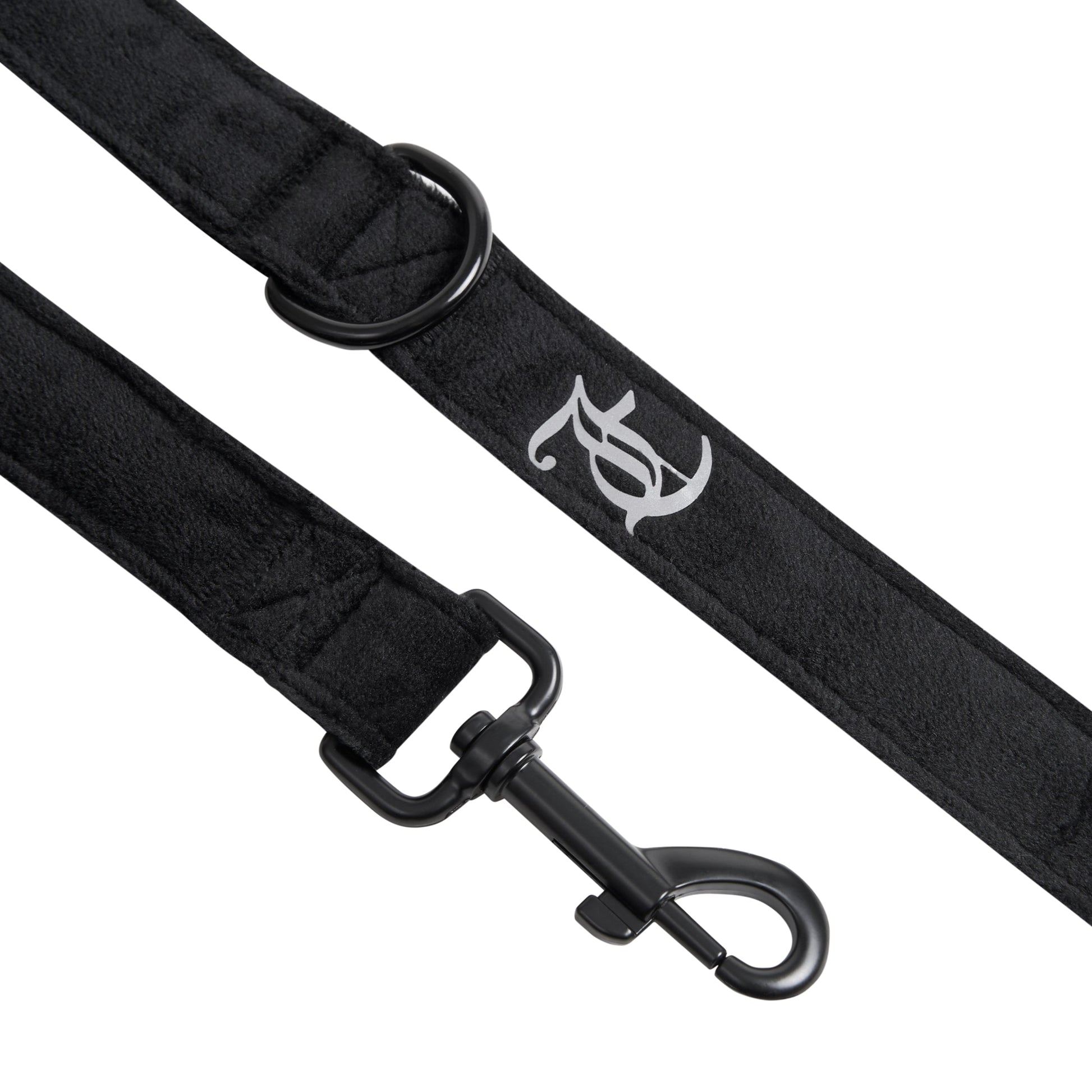 Bling Velour Pet Harness and Leash Set - Black - Juicy Couture