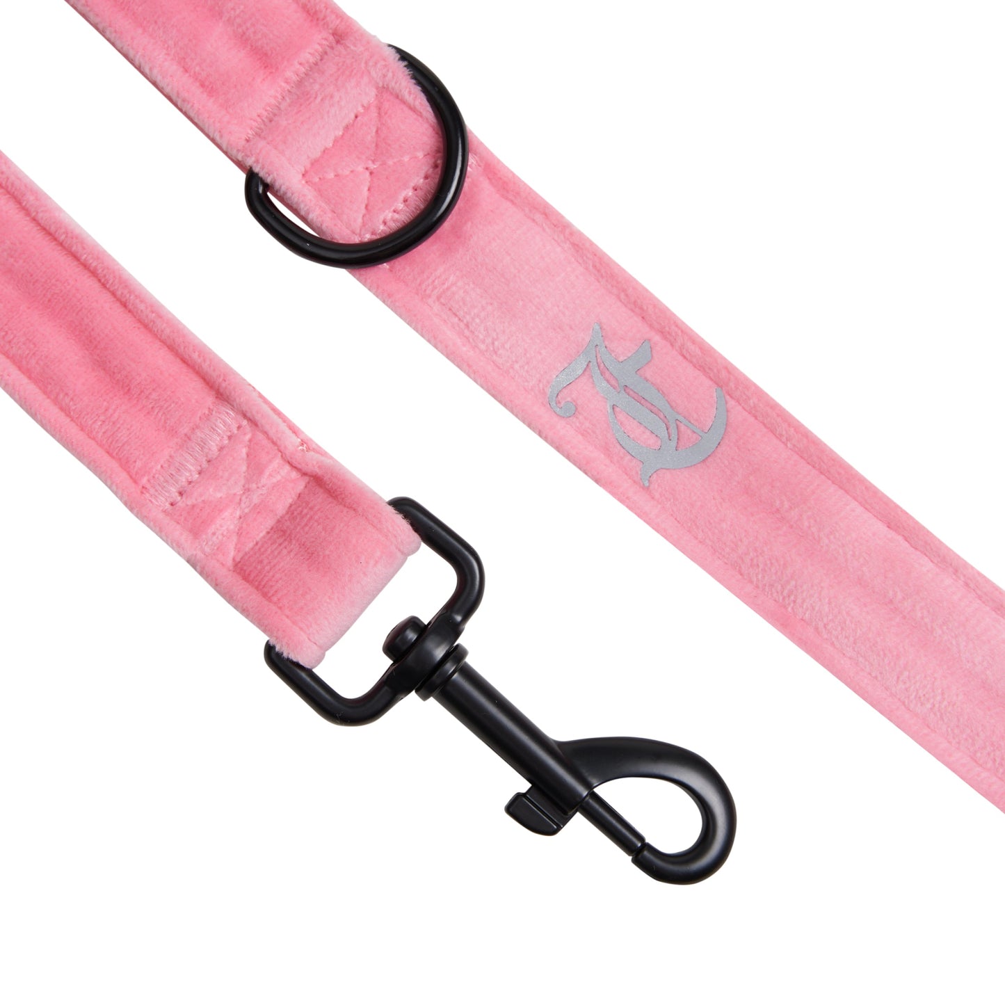 Bling Velour Pet Harness and Leash Set - Pink - Juicy Couture