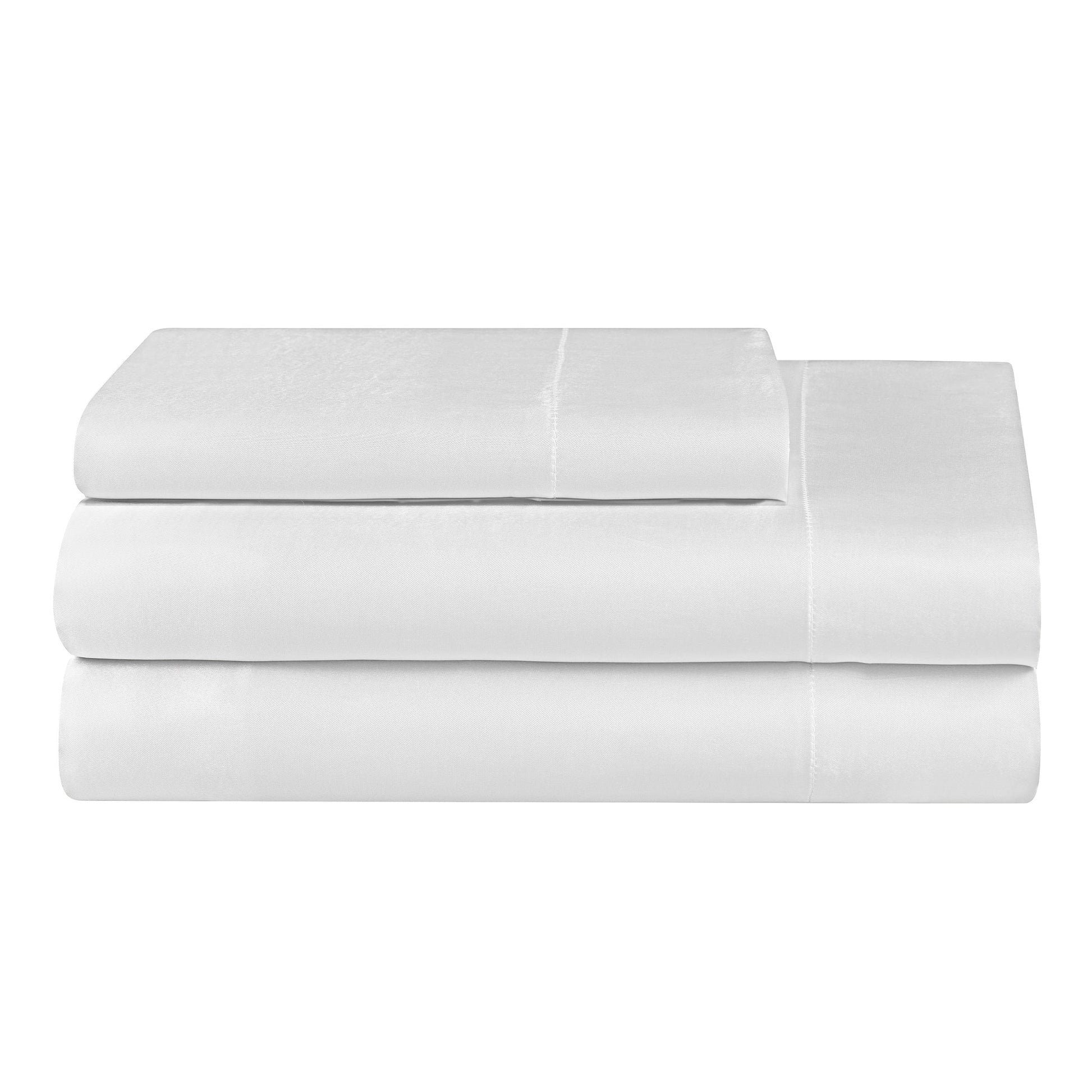 Solid Satin Sheet Set - Pure White - Juicy Couture