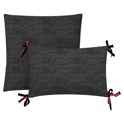Cabana Striped Reversible Comforter Set - Black/Hot Pink - Juicy Couture