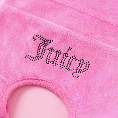 Bling Velour Pet Tracksuit - Hot Pink - Juicy Couture