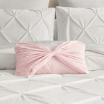 Velvet Bow Decorative Pillow - Marshmallow Pink - Juicy Couture