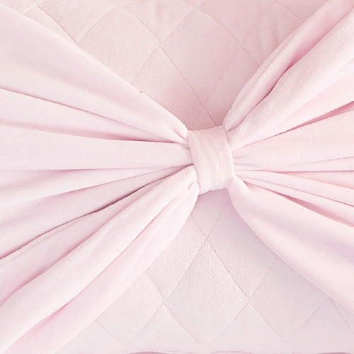 Velvet Bow Decorative Pillow - Marshmallow Pink - Juicy Couture