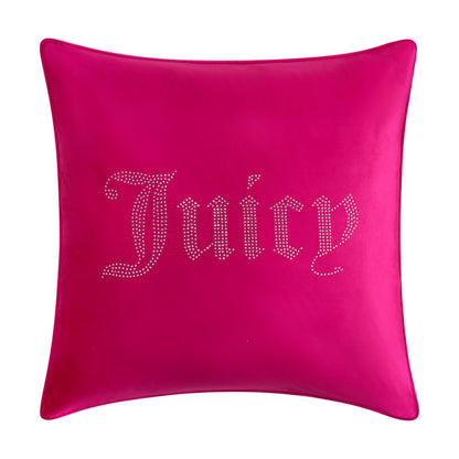 Rhinestone Decorative Pillow - Hot Pink - Juicy Couture