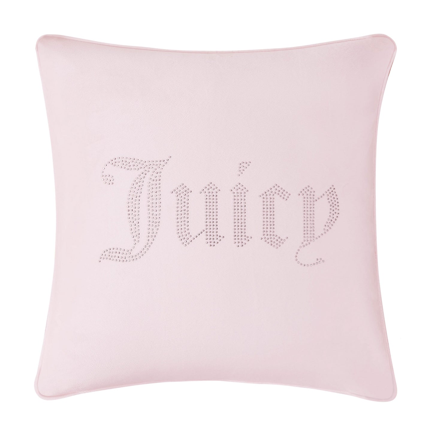 Rhinestone Decorative Pillow - Pink Marshmallow - Juicy Couture