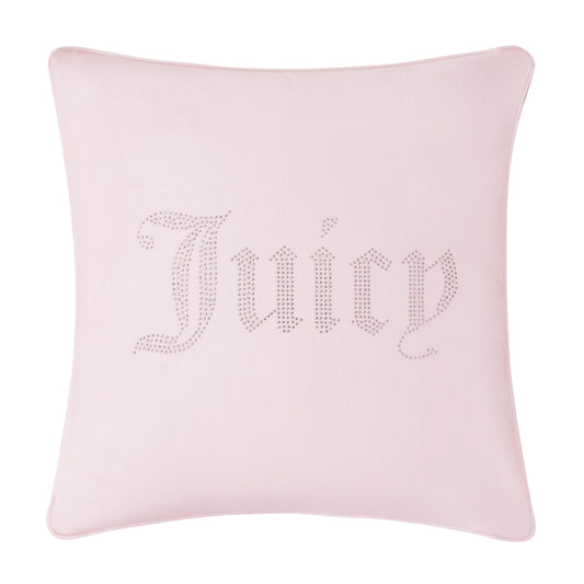 Rhinestone Decorative Pillow - Pink Marshmallow - Juicy Couture