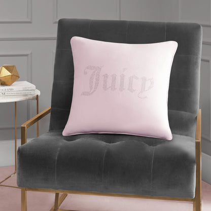 Rhinestone Decorative Pillow - Pink Marshmallow - Juicy Couture