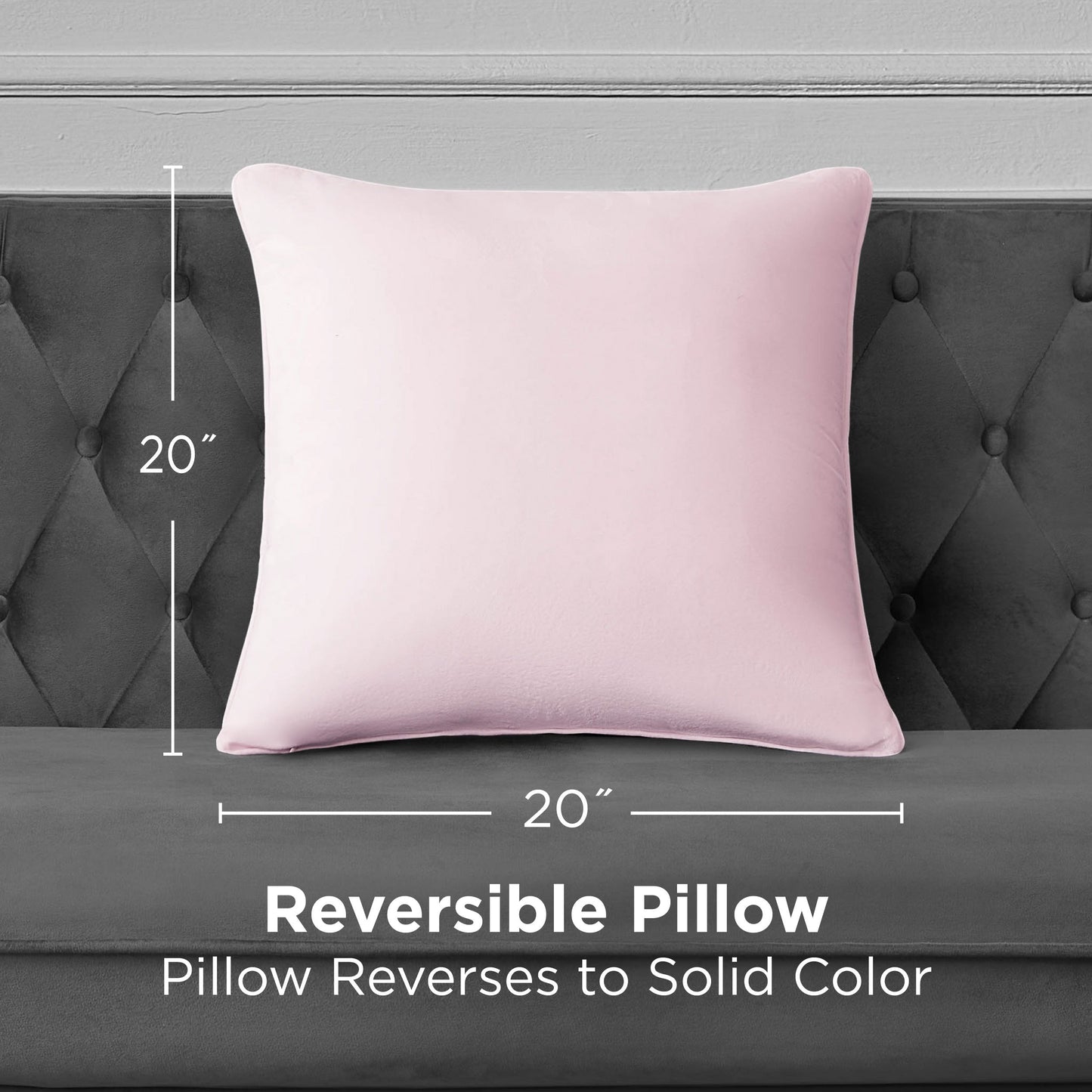 Rhinestone Decorative Pillow - Pink Marshmallow - Juicy Couture