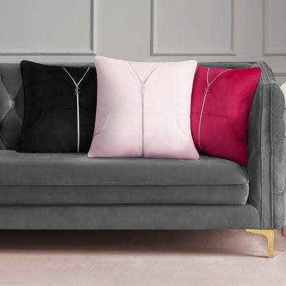 Zippered Tracksuit Pillow - Black - Juicy Couture