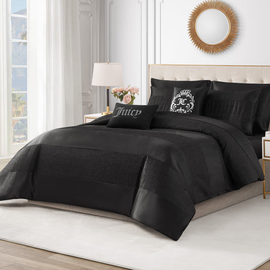 Glam Night Comforter Set - Black - Juicy Couture