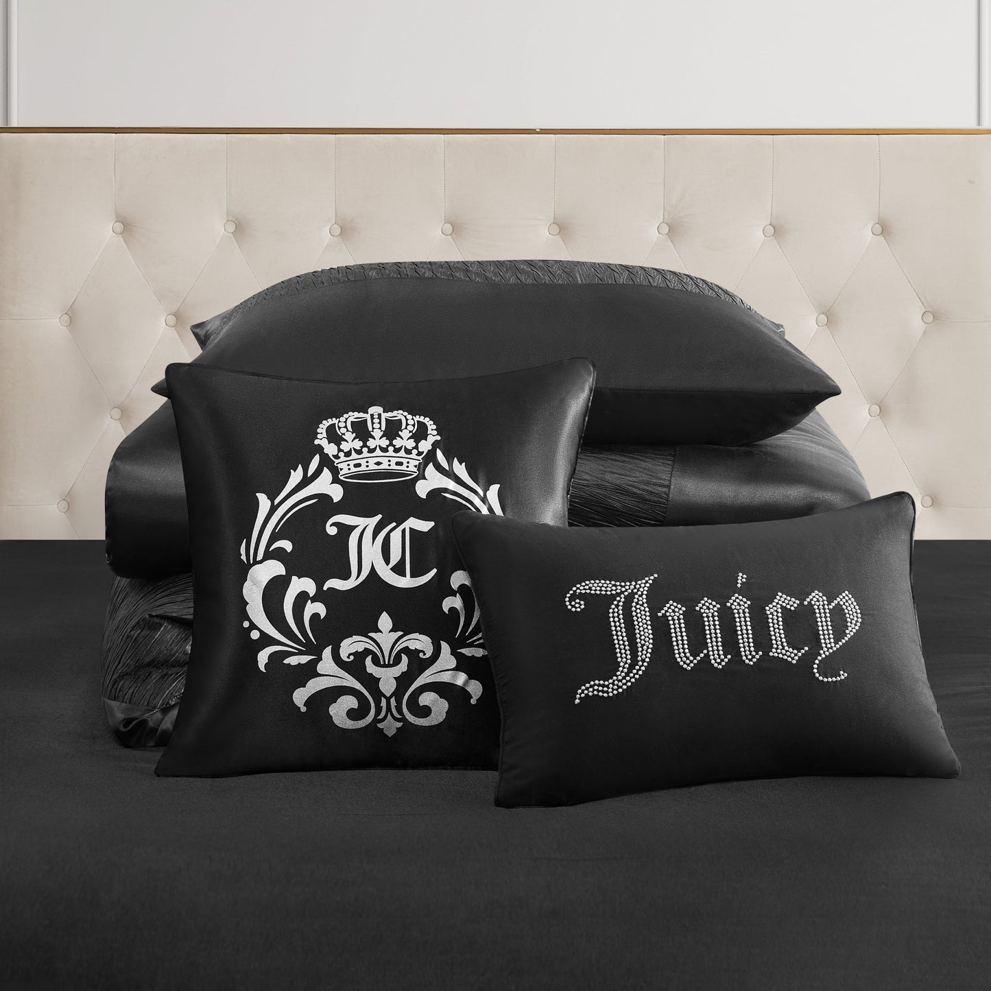 Glam Night Comforter Set - Black - Juicy Couture