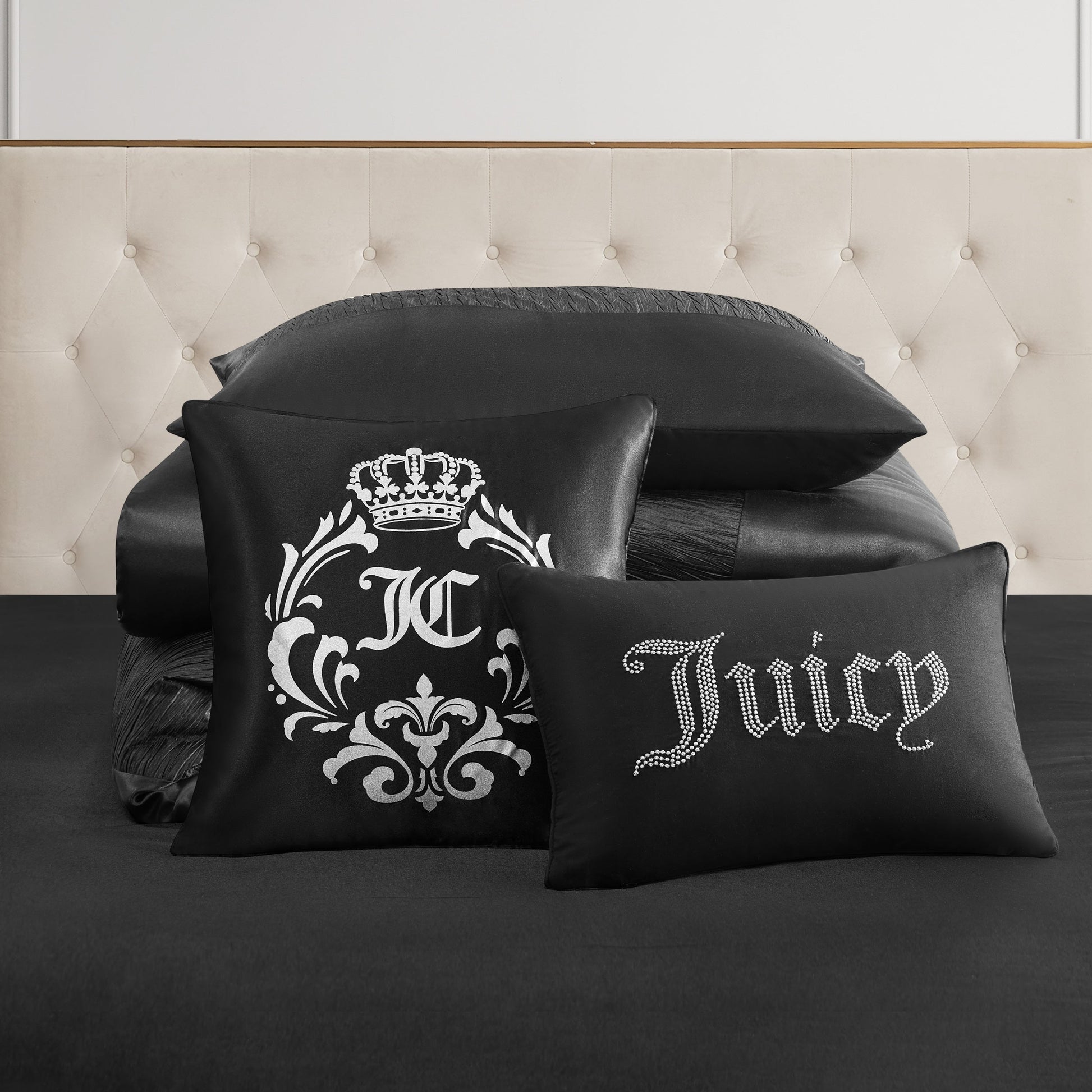 Glam Night Comforter Set - Black - Juicy Couture