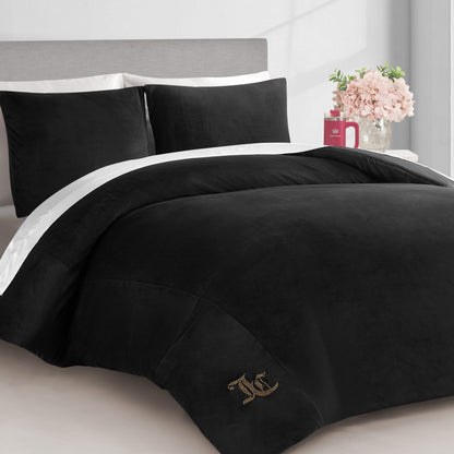 Velour Comforter Set - Black - Juicy Couture
