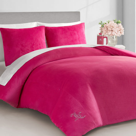 Velour Comforter Set - Hot Pink - Juicy Couture