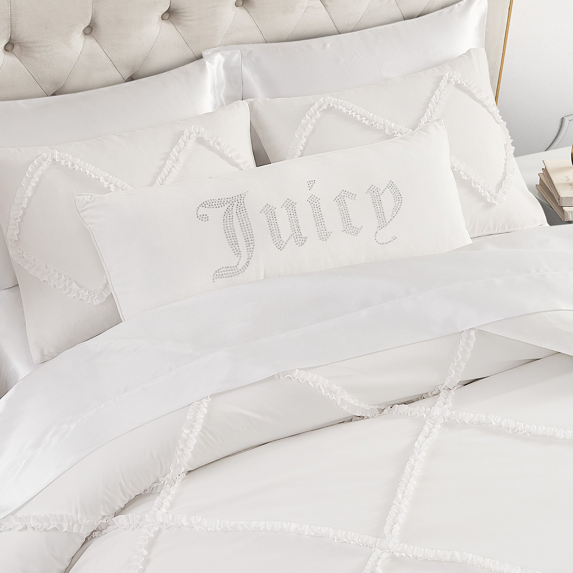 Big Bling Pillow - White - Juicy Couture