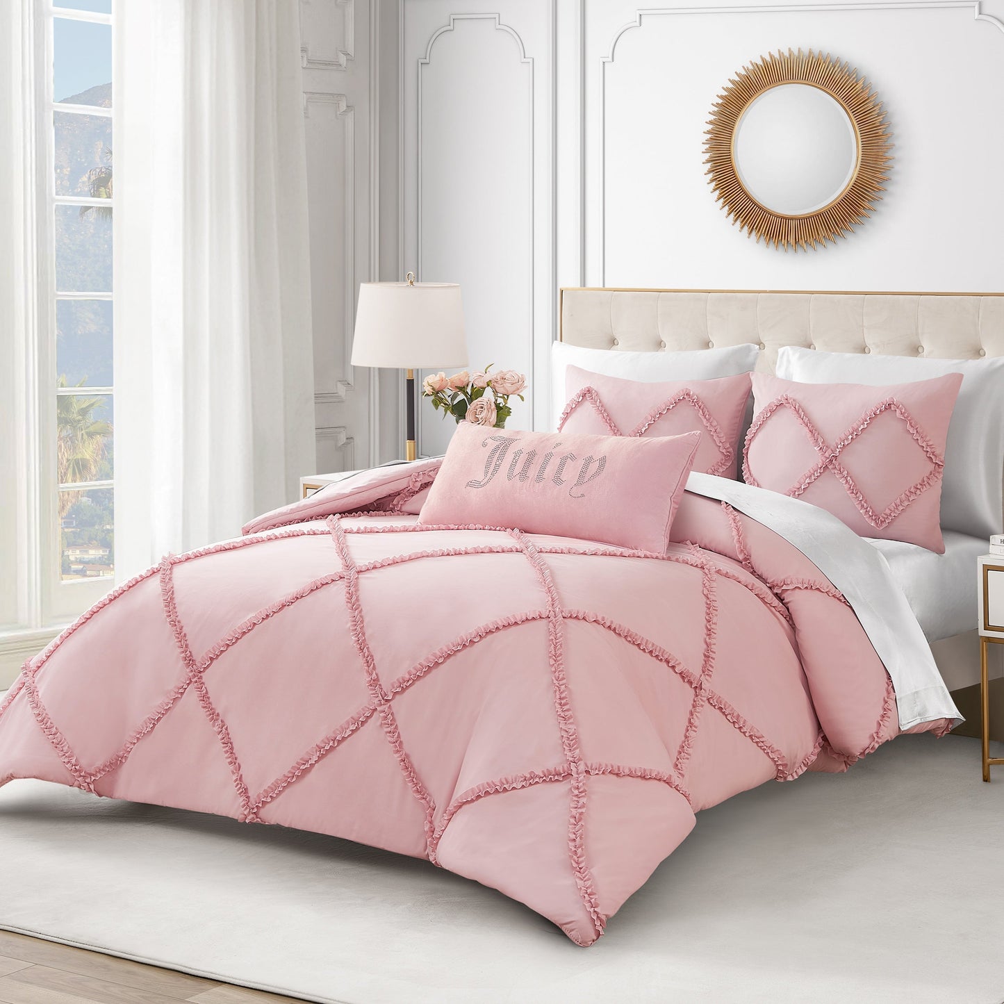 Big Bling Pillow - Blush Pink - Juicy Couture