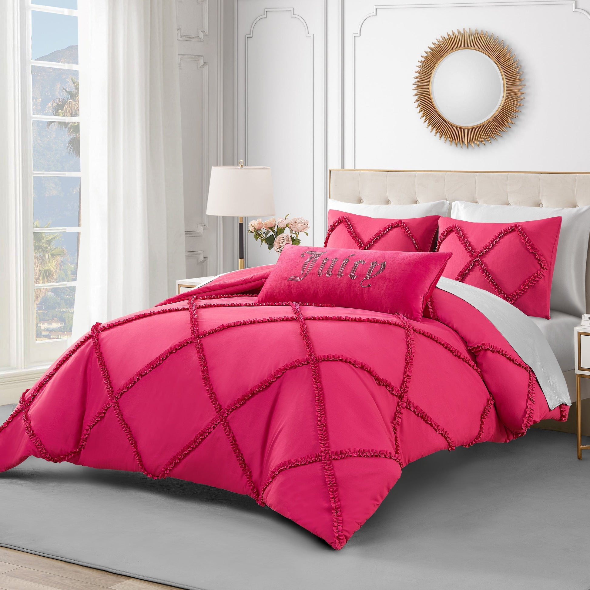 Big Bling Pillow - Hot Pink - Juicy Couture