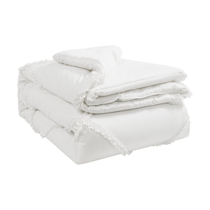 Diamond Ruffle Comforter Set - White - Juicy Couture